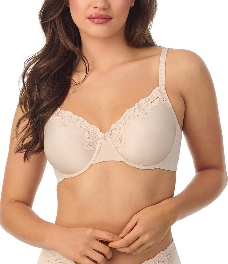 レミステレー レディース アンダーウェア ブラジャー レース Le Mystere Lace Allure Unlined Underwire Bra Soft Shell
