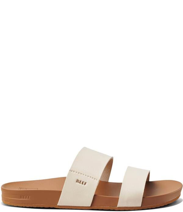 岩礁 レディース シューズ サンダル Reef Women\u0027s Cushion Bounce Vista Double Strap Slide Sandals Vintage White 白いこと