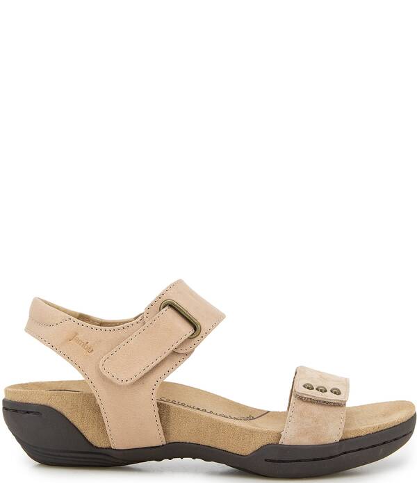 ジャンブー レディース シューズ サンダル スエード レザー Jambu Morgan Leather and Suede Sandals Lightan タン｜ReVida 店