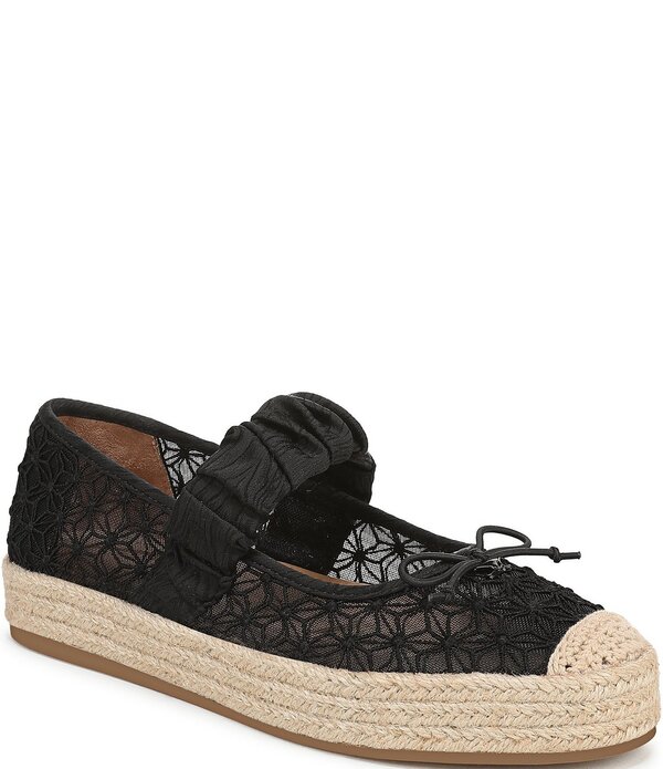 サムエデルマン レディース シューズ パンプス メッシュ Circus NY by Sam Edelman Lillie Mesh Bow Detail Mary Janespadrille Ballet Flats Black ブラック|ReVida 店