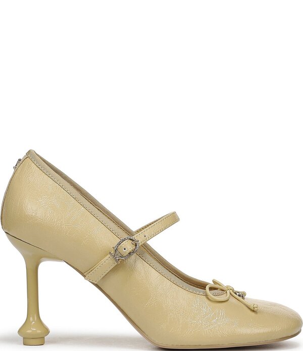 サムエデルマン レディース シューズ ヒール Circus NY by Sam Edelman Vivian Glossy Bow Mary Jane Ballet Dress Pumps Dustyellow イエロー|ReVida 店