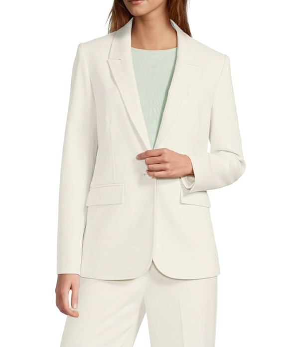 アントニオ メラーニ レディース アウター コート ブレザー Antonio Melani Remy Notch Lapel One Button Blazer Birch