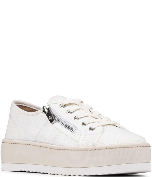 ドナルドプリネール レディース ボトムス カジュアルパンツ プラットフォーム スニーカー レース Donald Pliner Fatimah Zipper Lace Uplatform Sneakers White ホワイト｜ReVida 店 40,170円