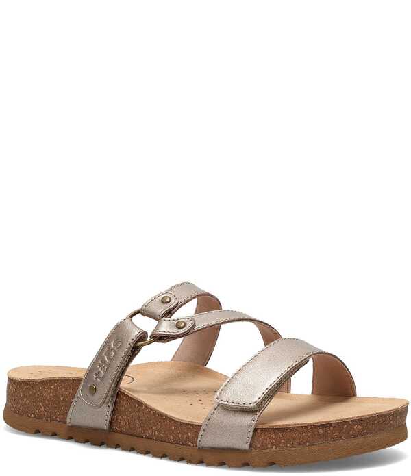 タオスフットウェア レディース シューズ パンプス サンダル なめし革 Taos Footwearingslide Leather Slide Sandals Champagne 三鞭酒