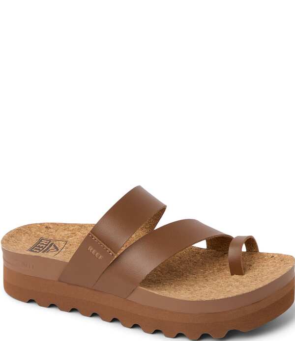 リーフ レディース シューズ サンダル プラットフォーム Reef Vista Hi Layla Toe Ring Platform Sandals Chocolate チョコレート