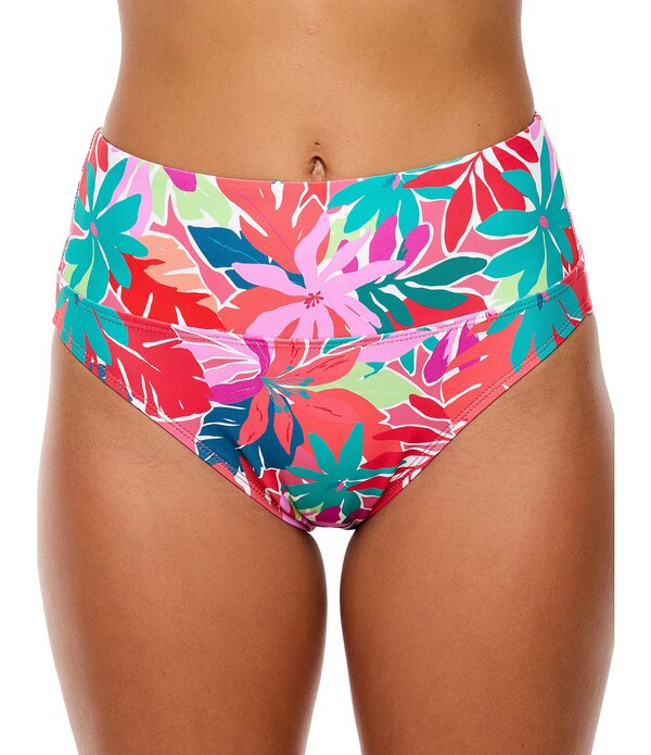 アセナ レディース ボトムス カジュアルパンツ ハイウエスト プリント Athena Beach Club Tropical Print High Waist Swim Bottomulti マルチカラー|ReVida 店