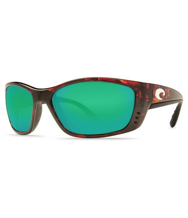 コスタ レディース 付属品 サングラス・アイウェア Costa Fisch Polarized Sunglasses Tortoise Green Mirror 緑であること