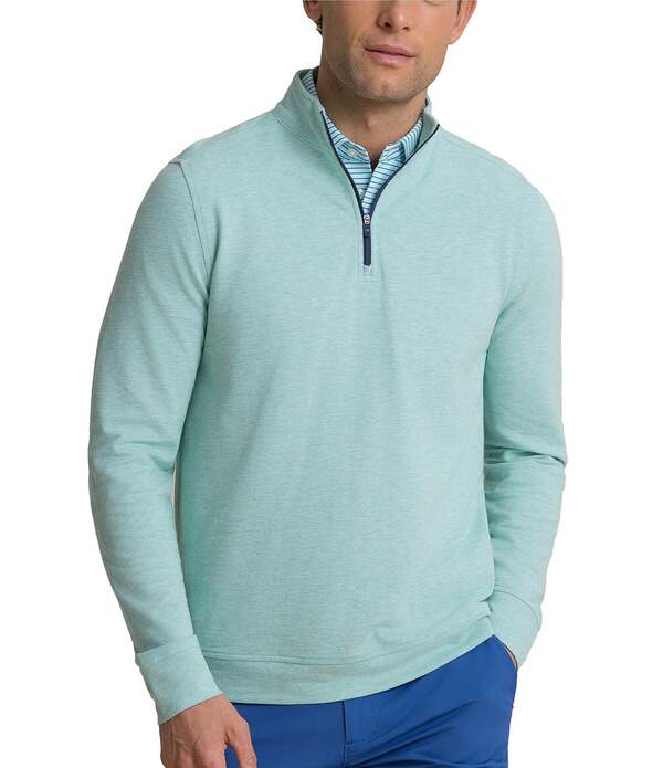 サウザーンタイド メンズ アウター ニット・セーター Southern Tide Gulf View Heather Quarter-Zipullover Heather Gulf Shores ヘザー