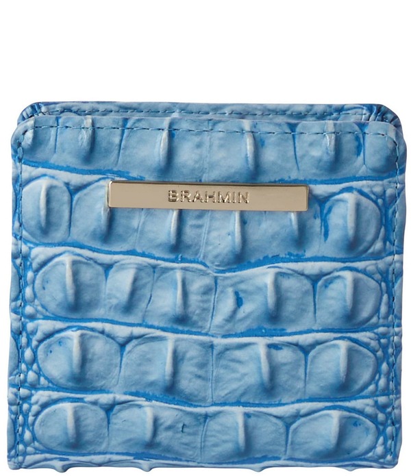 ブランミン レディース アクセサリー 財布 BRAHMIN Aura Blue Melbourne Collection Jane Wallet Aura Blue ブルー