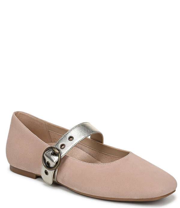 バイオニック レディース シューズ パンプスエード Vionic Hattie Suede Mary Jane Flats Rugby Tan タン