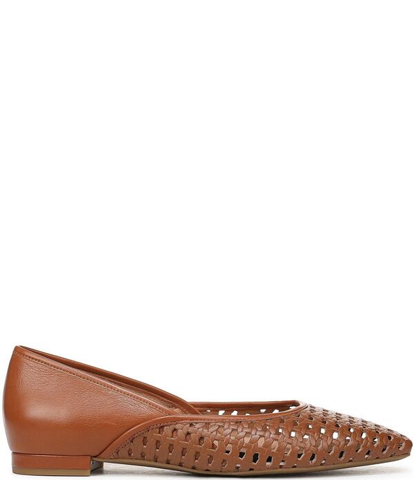バイオニック レディース シューズ パンプス レザー Vionic Gracia Woven Leather Slip On Flats Tan タン