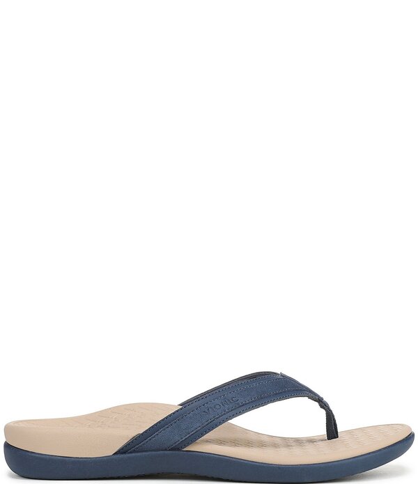 バイオニック レディース シューズ サンダル スエード Vionic Tide 2.0 Suede Thong Sandals Dark Denim デニム