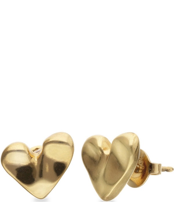 ウノデ 50 レディース アクセサリー ピアス・イヤリング UNOde50 Small Heart Stud Earrings Gold ゴールド｜ReVida 店