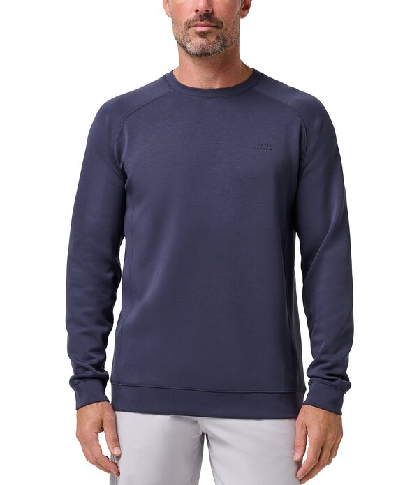 トラビスマヒュー メンズ トップス シャツ TravisMathew Fibercloud Crew Shirtotal Eclipse
