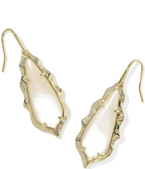 ケンドラスコット レディース アクセサリー ピアス・イヤリング Kendra Scott Adriana Scallop Frame Drop Earrings Gold Natural Mother of Pearl パール