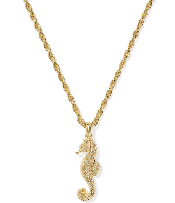 ケンドラスコット レディース アクセサリー ネックレス・チョーカー レース Kendra Scott Seahorse Short Pendant Necklace Gold ゴールド