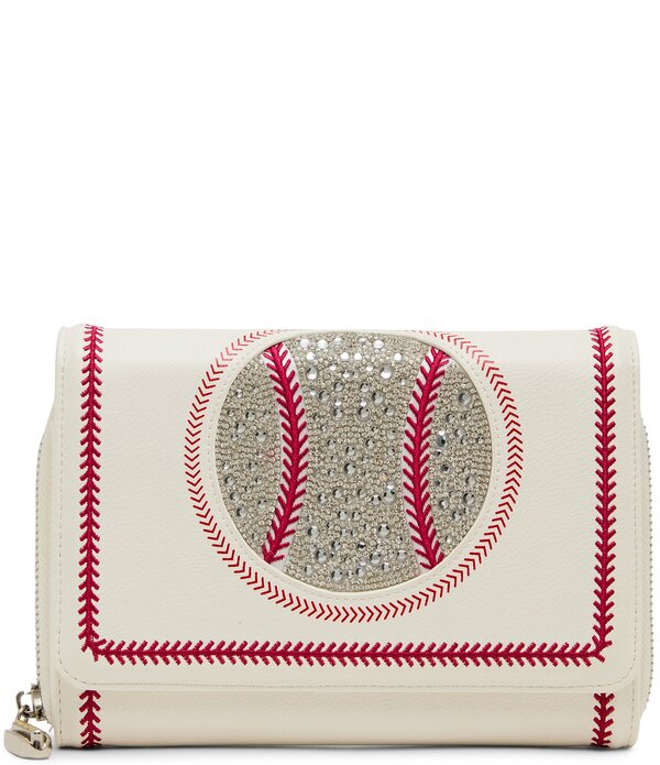 ベッツィジョンソン レディース バッグ Betsey Johnson Grand Slam Wallet Crossbody Bag Cream クリーム｜ReVida 店