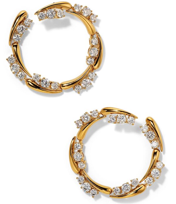 ナディール レディース アクセサリー ピアス・イヤリング Nadri Phenom Front Back Orbital Earrings Gold ゴールド
