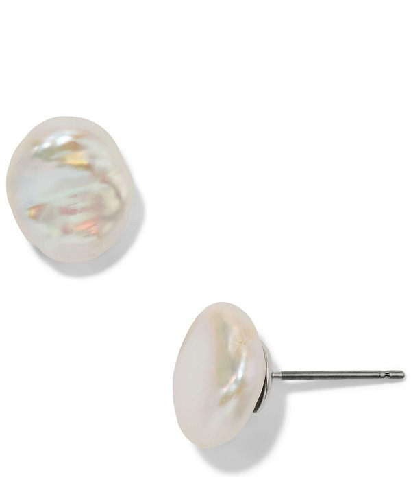 ナディール レディース アクセサリー ピアス・イヤリング Nadri Madrid Large Freshwater Pearl Resort Stud Earringsilver シルバー