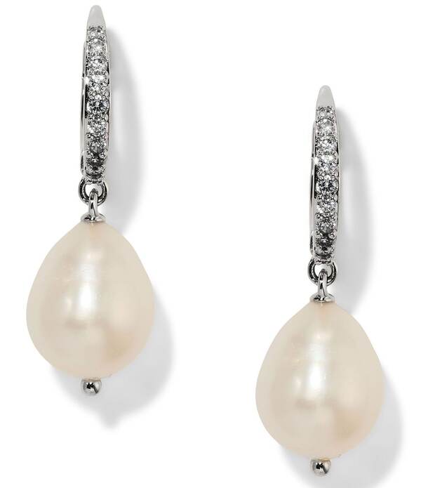 ナディール レディース アクセサリー ピアス・イヤリング Nadri Madrid Freshwater Pearl Drop Earringsilver シルバー｜ReVida 店