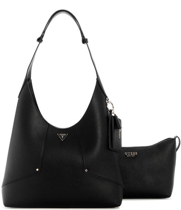 ゲス レディース バッグ Guess Darcy 2-in-1 Hobo Shoulder Bag Black ブラック