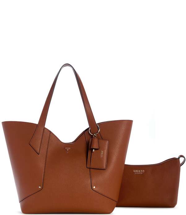 ゲス レディース バッグ Guess Darcy Large 2-in-1 Tote Bag Cognac