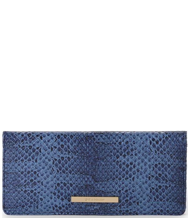 ブランミン レディース 付属品 紙入れ BRAHMIN Bonaire Collectionavy Ady Wallet Navy 米国海軍