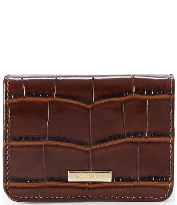 ブランミン レディース アクセサリー 財布 BRAHMIN Windswept Collection Clementine Small Wallet Pecan
