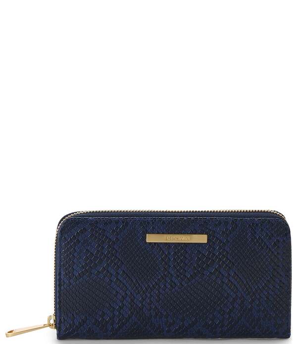 ブランミン レディース 付属品 紙入れ BRAHMIN Studio Collection Suri Zip Around Wallet Navy 米国海軍