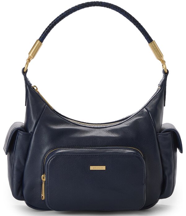 ブランミン レディース 御徒面子 BRAHMIN Studio Collection Corinne Crossbody Bag Navy 米国海軍