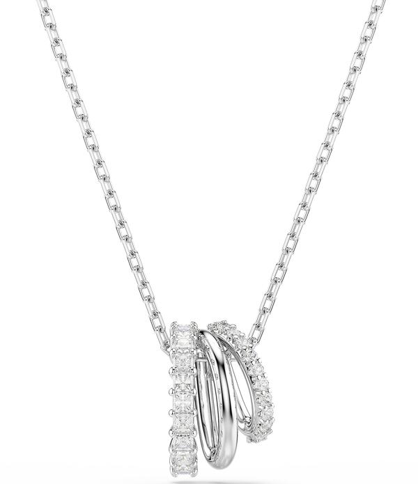 スワロフスキー レディース アクセサリー ネックレス・チョーカー レース Swarovski Hyperbola Pendant Necklace Silver シルバー|ReVida 店