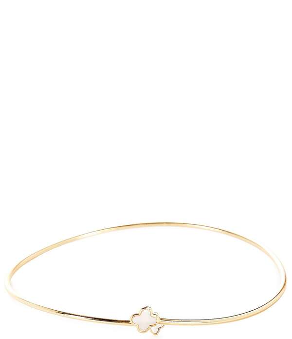 アルジェントヴィーヴォ レディース アクセサリー ブレスレット・バングル・アンクレット Argento Vivo Clover Mother Of Pearl Cuff Bracelet Gold ゴールド