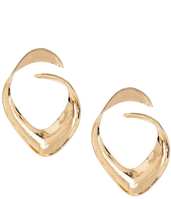 ナターシャ アクセサリー レディース ピアス・イヤリング Natashaccessories Crazy Loop Large Statement Earrings Gold ゴールド