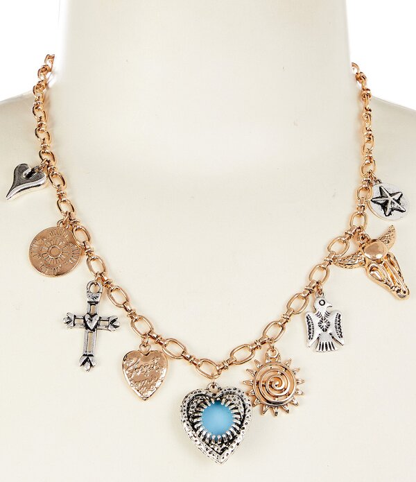 アンナ&アヴァ レディース アクセサリー ネックレス・チョーカー レース Anna & Ava Western Charm Collar Necklace Gold/Multi ゴールド