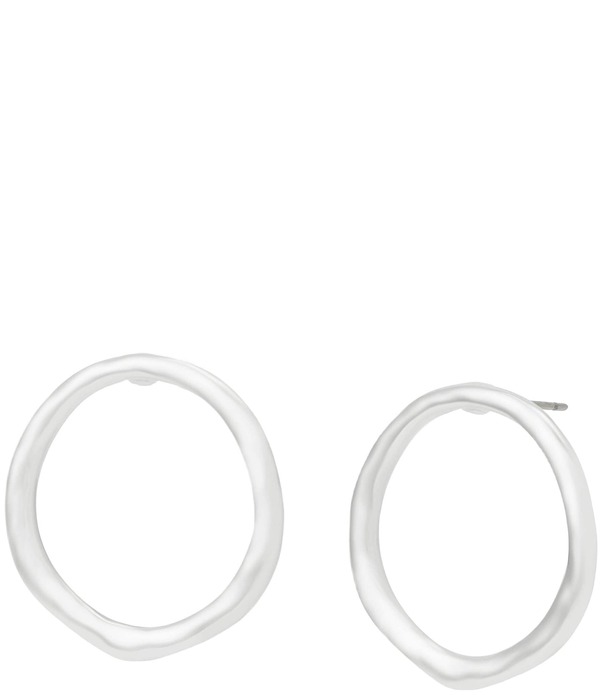ロバート リー モーリス レディース アクセサリー ピアス・イヤリング Robert Lee Morrisoho Sculpted Small Circle Hoop Earringshiny Silver シルバー