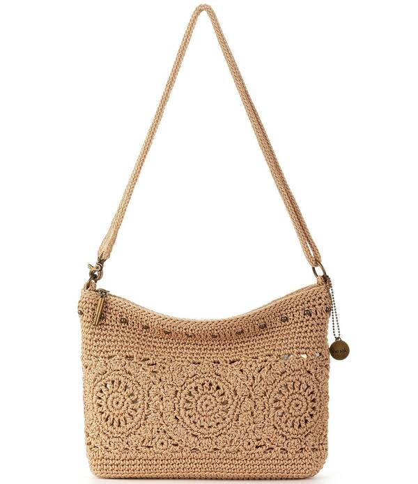 ザサック レディース バッグ The Sak Lumi Crochet Bamboo Medallion Convertible Crossbody Bag Bamboo Medallion