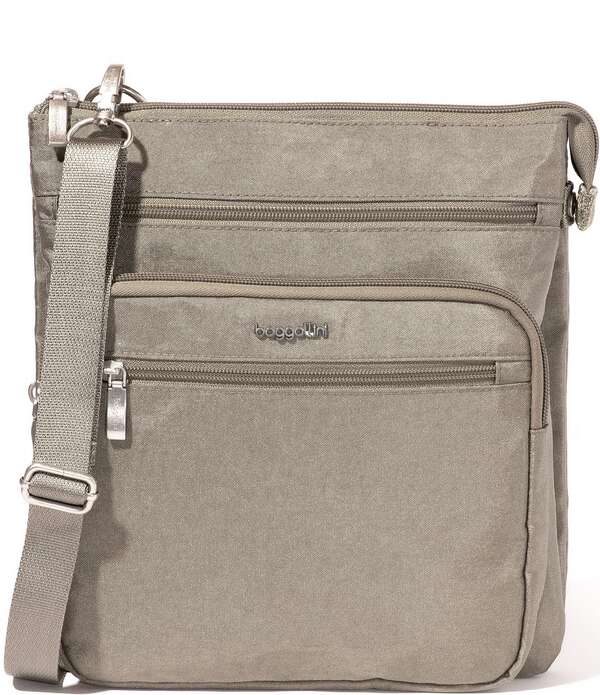 バッガリーニ レディース バッグ Baggallini Out And About Crossbody Bag Sterling Shimmer|ReVida 店