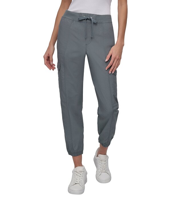 ダナキャラン レディース ボトムス カジュアルパンツ DKNY Sport by Donna Karan Cargo Jogger Pants Blue Fog ブルー