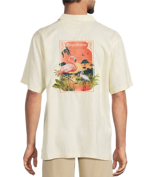 トッミーバハマ メンズ トップス シャツ Tommy Bahama Blush Bayou Short Sleeve Woven Shirt Cloud Cream クリーム 37,570円