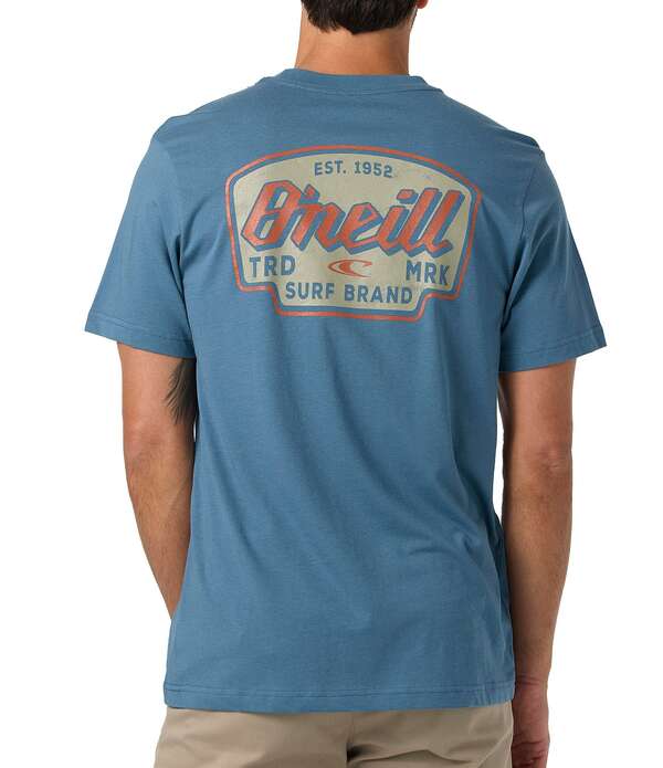 オニール メンズ トップス シャツ ロゴ O'Neillocksmith Logo Short Sleeve T-Shirt Blue Fusion ブルー