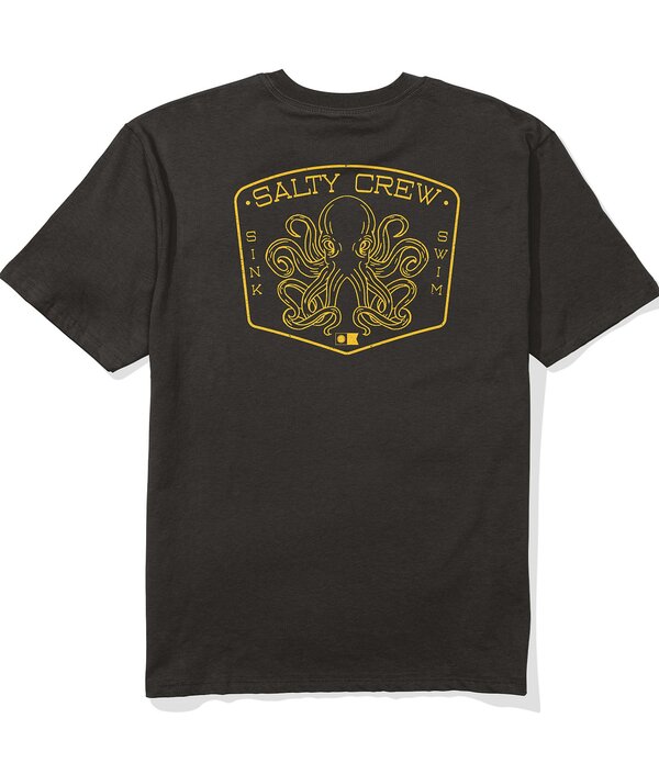 ソルティークルー メンズ トップス プルオーバー Salty Crew Short Sleeve Tako Club Class T-Shirt Black 黒いこと