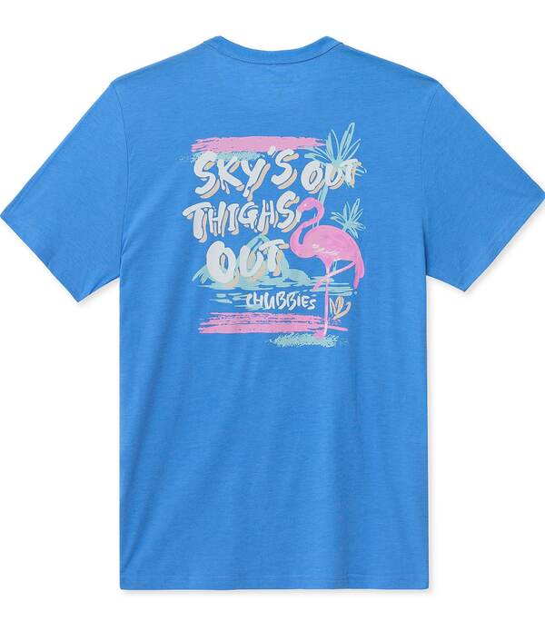 チャビーズ メンズ トップス プルオーバー Chubbies Oath Short Sleeve T-Shirt Medium Blue 青色