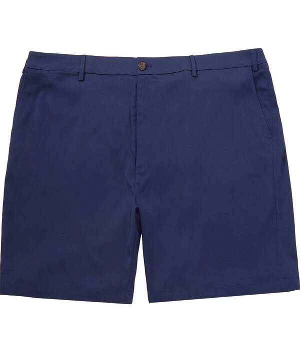ラウンドトゥリーアンドヨーク メンズ ボトムス ハーフパンツ・ショーツ トール ショートパンツ Roundtree & Yorke Big & Tall 9 and 11 Inseam Solid Performance Shorts Peacoat