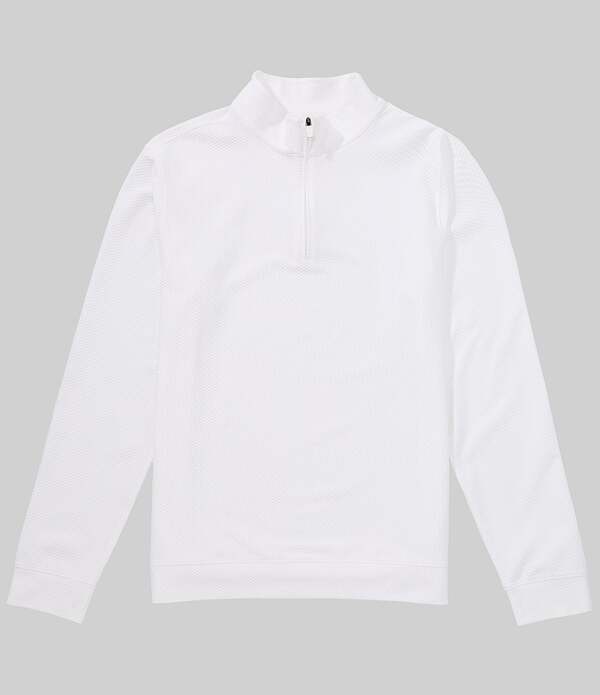 ミズンメイン メンズ アウター 編み物・スウェーター Mizzen+Main Easton Quarter-Zipullover White 白いこと