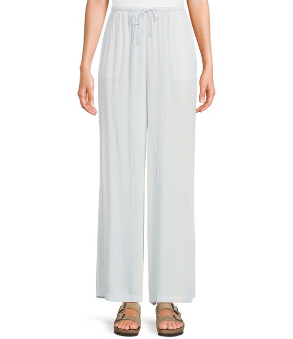 ビラボン レディース ボトムス カジュアルパンツ ワイドレッグ Billabong Beach Bound Stripped Wide Leg Pants Twilight Blue ブルー