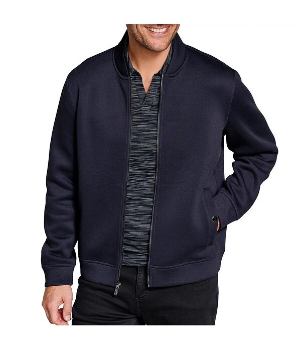 ジョンストンアンドマーフィー メンズ アウター ジャケット・ブルゾン ニット Johnston & Murphy Knit Bomber Jacket Navy ネイビー