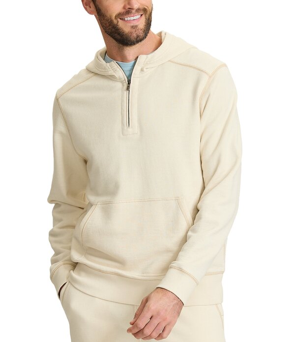 トッミーバハマ メンズ アウター ニット・セーター パーカー Tommy Bahama Cirrus Breeze Half-Zip Hoodie Natural
