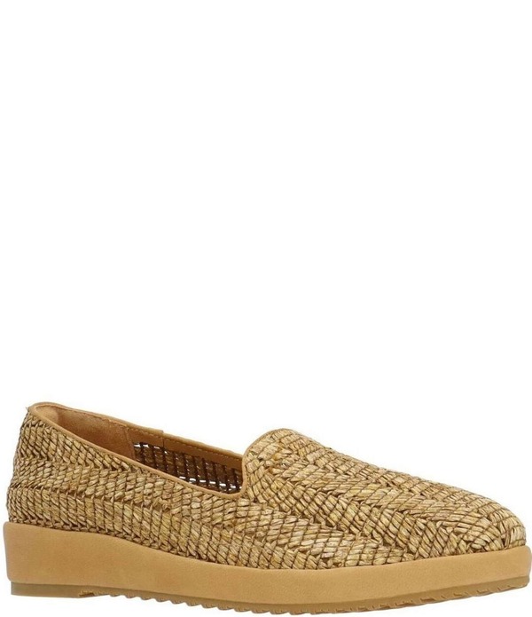 ラモールドピード レディース シューズ パンプス プラットフォーム ローファー L'Amour Des Pieds Carlowoven Raffia Platform Wedge Loafers Natural
