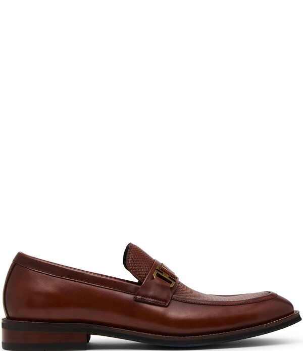 スティーブ マデン メンズ シューズ スリッポン・ローファー レザー Steve Madden Men's Amboy Leather Bit Hardware Dress Loafers Tan タン