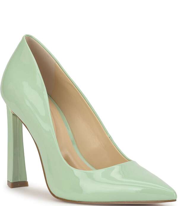 ジェシカシンプソン レディース シューズ ヒール Jessica Simpson Omissia Patent Pointed Toe Pumps Mint Sorbet ミント|ReVida 店